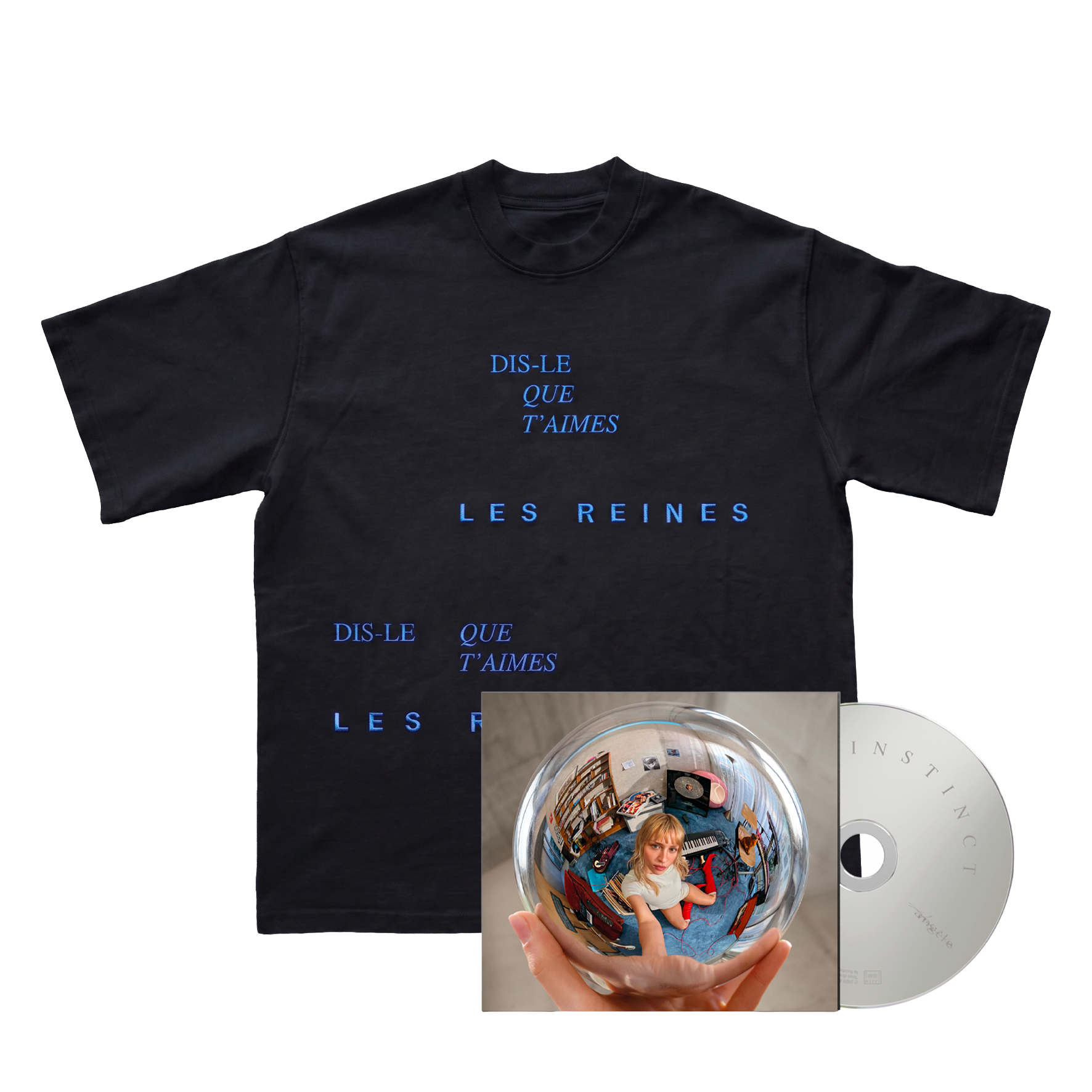 CD « INSTINCT » + EMBROIDERED T-SHIRT