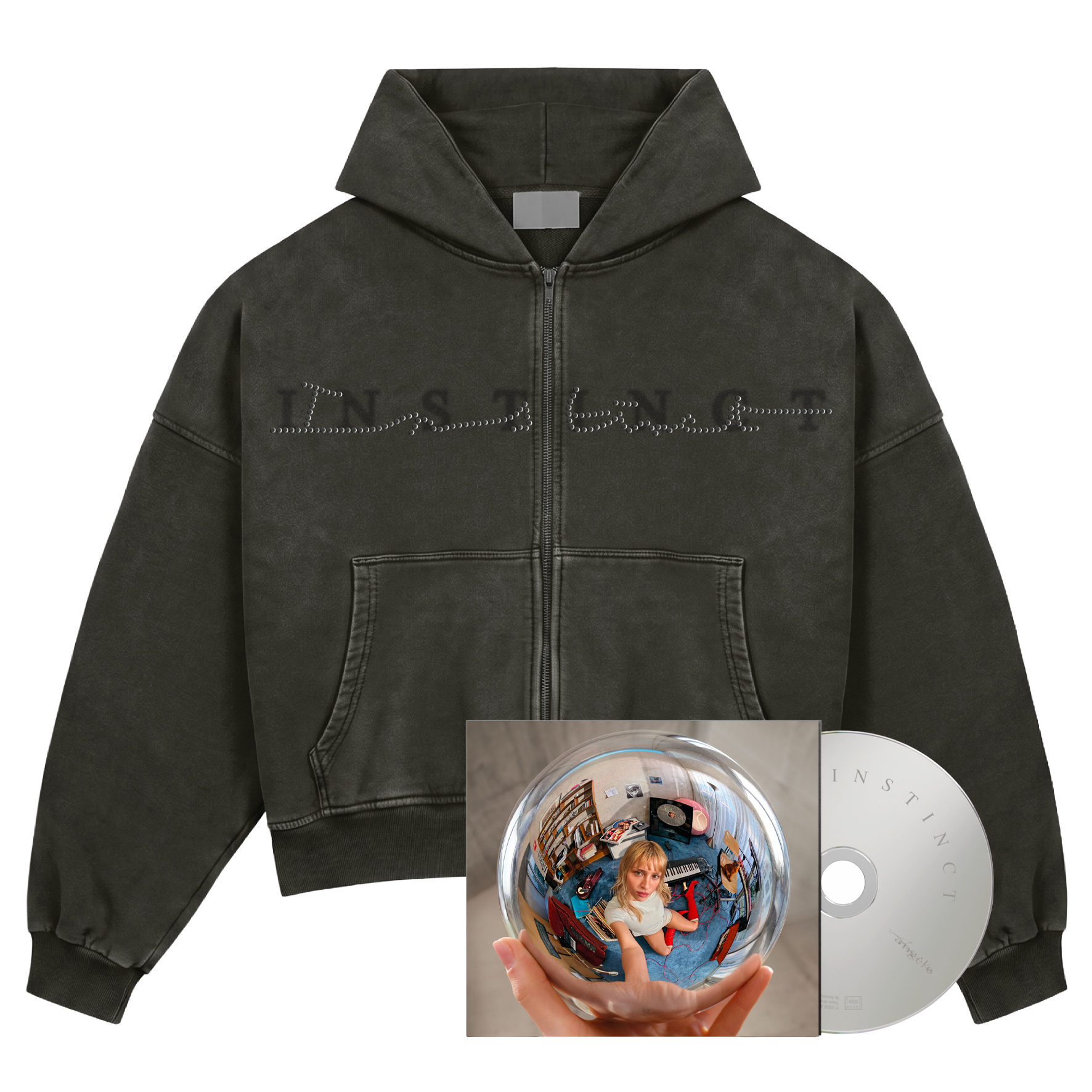 CD « INSTINCT » + ZIP HOODIE